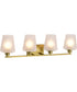 Lune 4-Light Vanity & Wall Vintage Brass