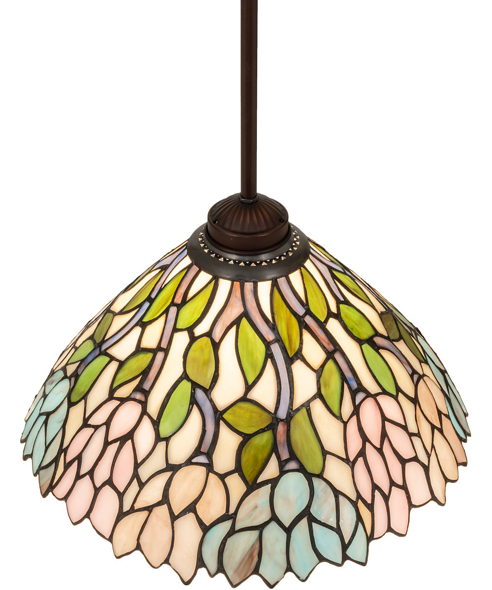 14" Wide Wisteria Pendant