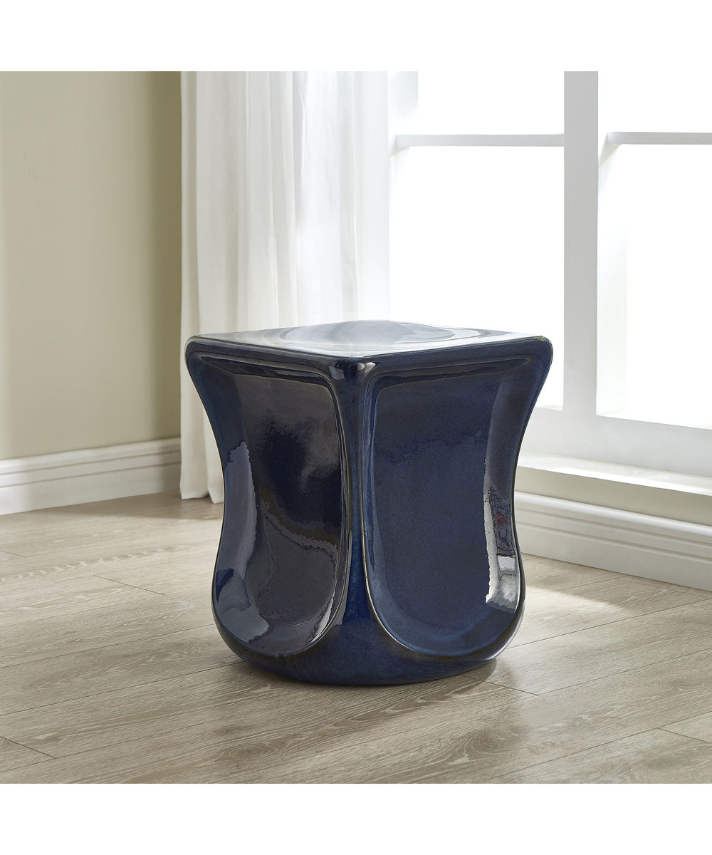 Kaz Deep Blue Garden Stool