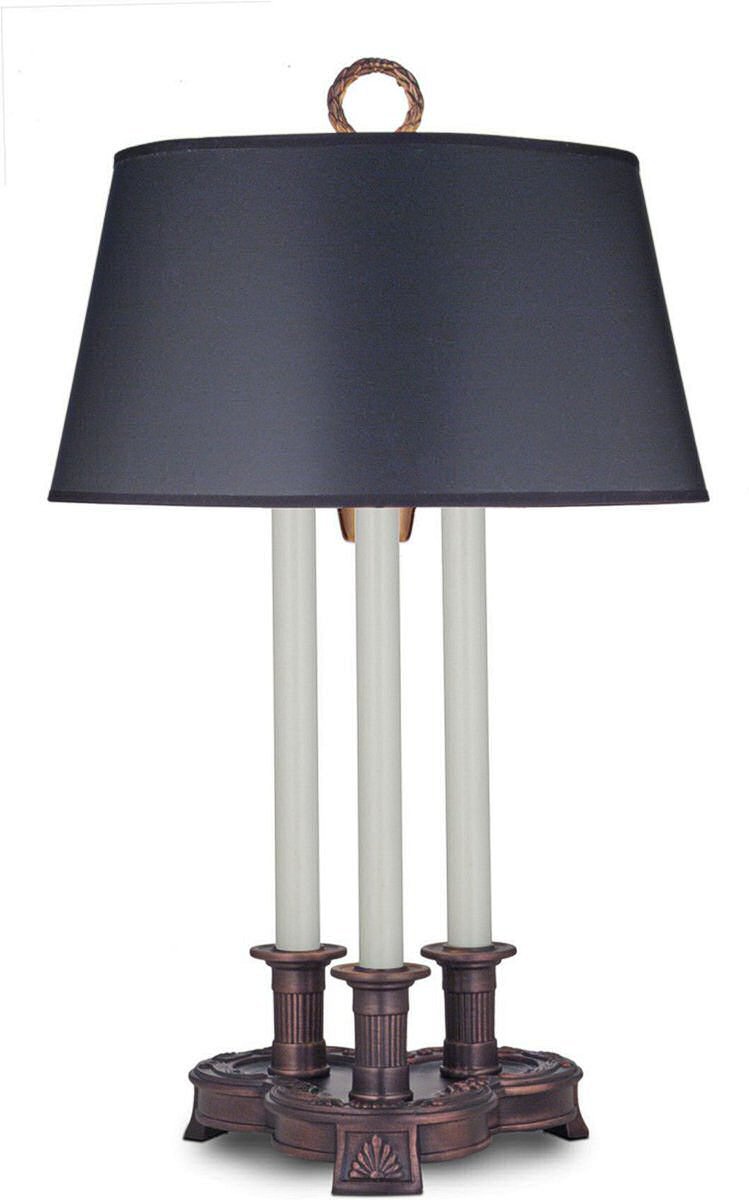 27"H 3-Way Desk Lamp Antique Old Bronze
