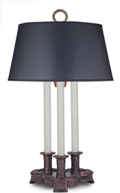 27"H 3-Way Desk Lamp Antique Old Bronze
