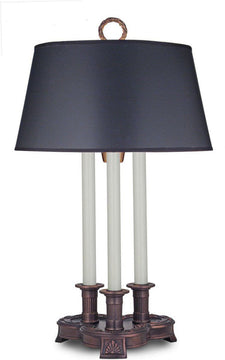 27"H 3-Way Desk Lamp Antique Old Bronze