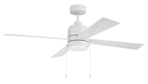Energy Star McCoy 52" 4 Blade Ceiling Fan 1-Light Fan White
