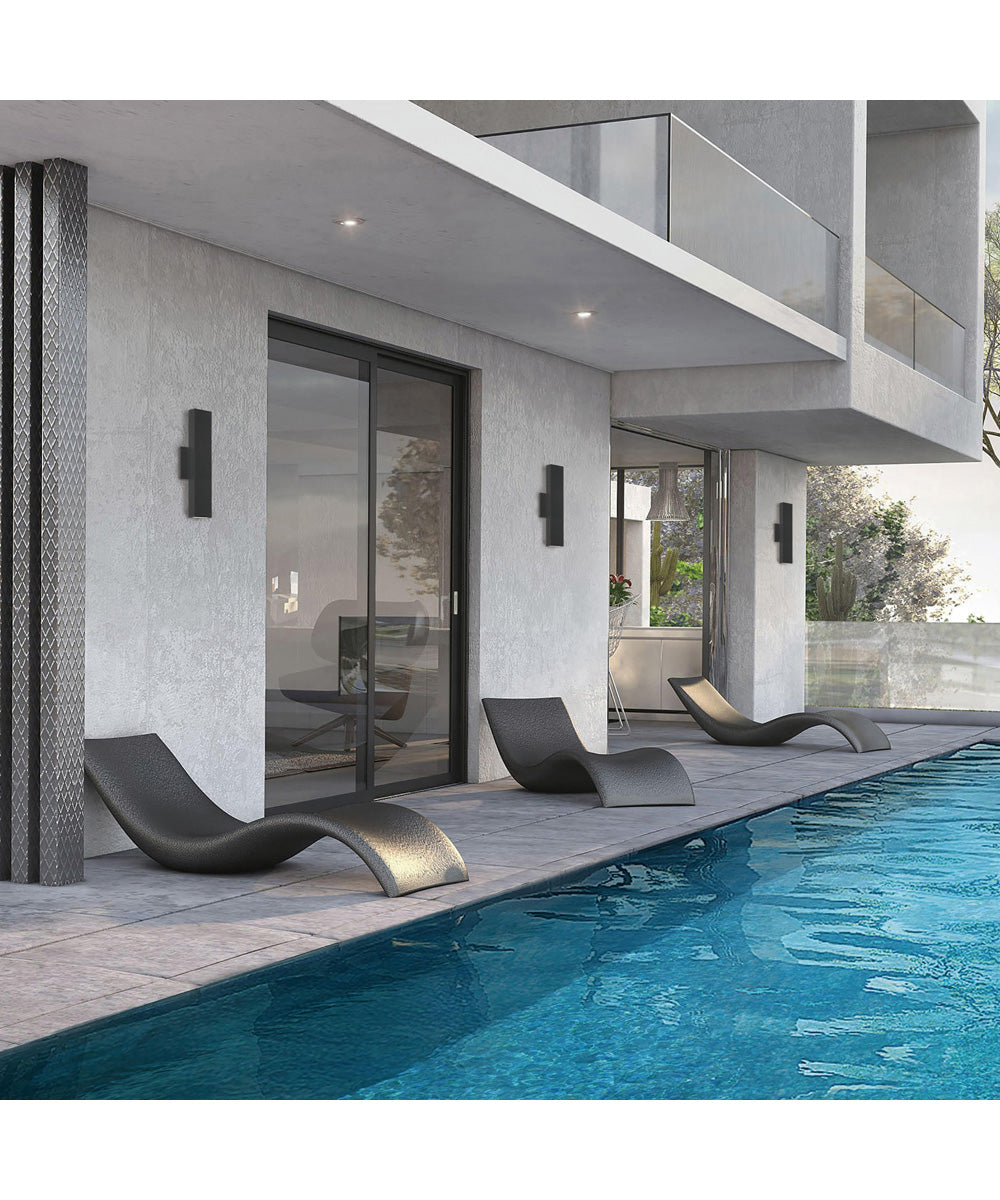 Culvert 15 inch Down-Light LED Outdoor Sconce - DS Black