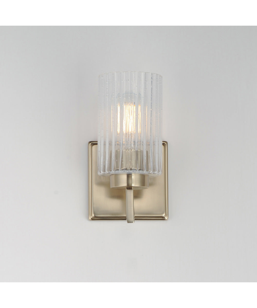 Rigata 1-Light Wall Sconce Satin Champagne