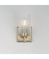 Rigata 1-Light Wall Sconce Satin Champagne