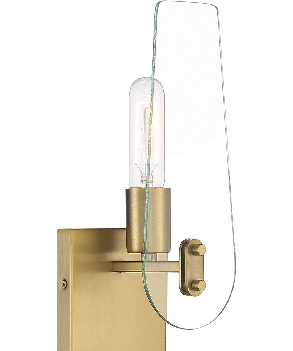 Bergen Beach 2 Light Wall Sconce Brushed Gold