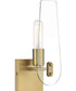 Bergen Beach 2 Light Wall Sconce Brushed Gold