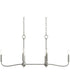 Ilia 6-Light Island Chandelier Brushed Nickel