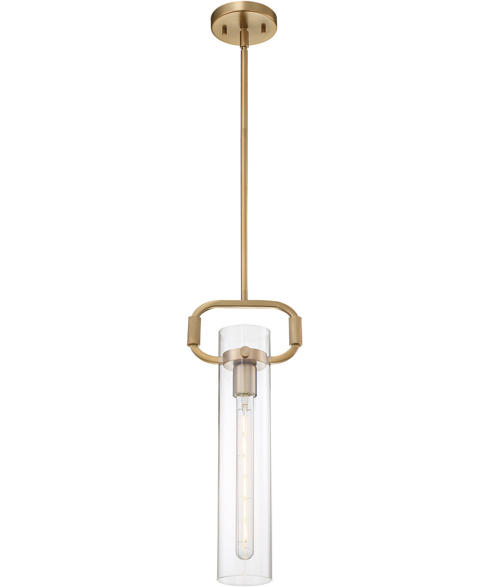 5"W Teresa 1-Light Pendant Burnished Brass