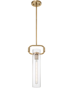 5"W Teresa 1-Light Pendant Burnished Brass