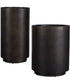Volcan Matte Bronze Outdoor Planters Set of 2
