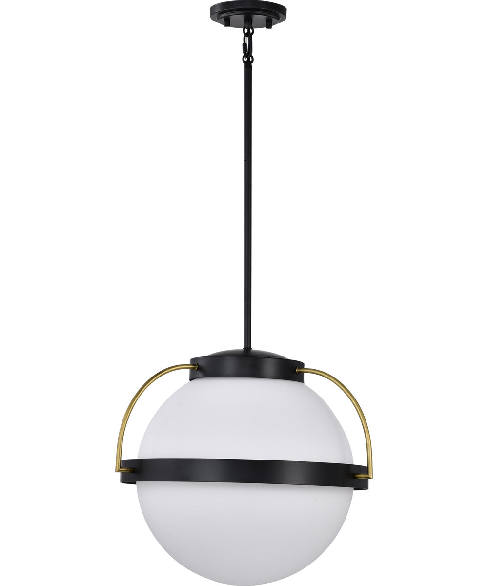Lakeshore 1-Light Pendant Matte Black