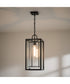 Jayce 1-light Outdoor Pendant Light Matte Black