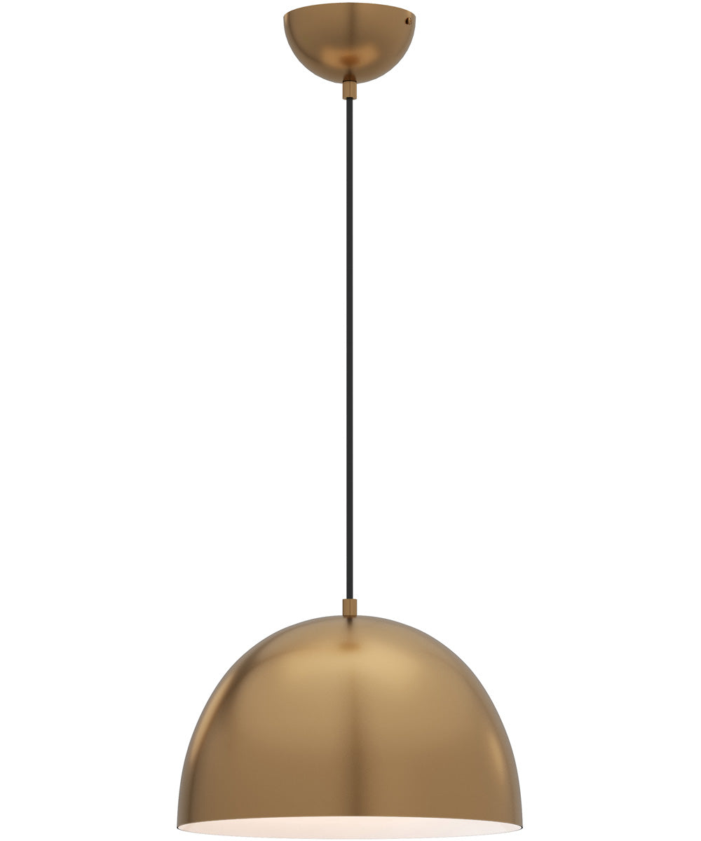 Tova 14 inch Pendant Natural Aged Brass