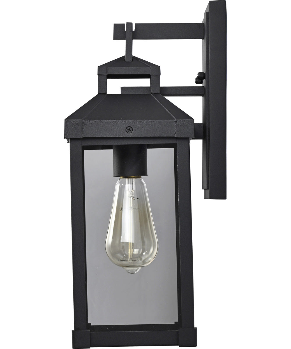 Corning 1-Light Outdoor Matte Black