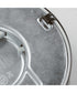 Slab 5.5 inch LED Alabaster Flush Mount Dark Bronze