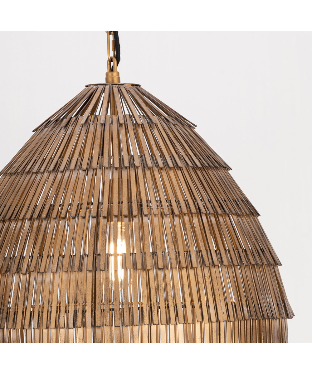 Gilda Large Pendant Antique Brass