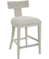 Idris White Counter Stool