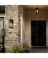 Shaw 19.5 inch 1 Light Outdoor Wall Light with Clear Glass Antique Bronze