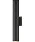 Caldera Outdoor Wall Sconce - 20 inch Black