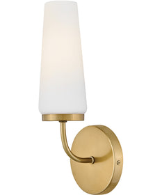Selma 1-Light Medium Single Light Sconce in Gold