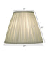 6x12x10 Ivory Shadow Box Pleat Empire Softback Lampshade