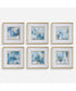 Fresh Start Blue Abstract Prints, Set of 6