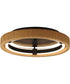 Kaia 20 inch LED Semi-Flush Mount - 5CCT Antique Bronze