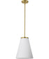 Royale 1-Light Pendant Burnished Brass