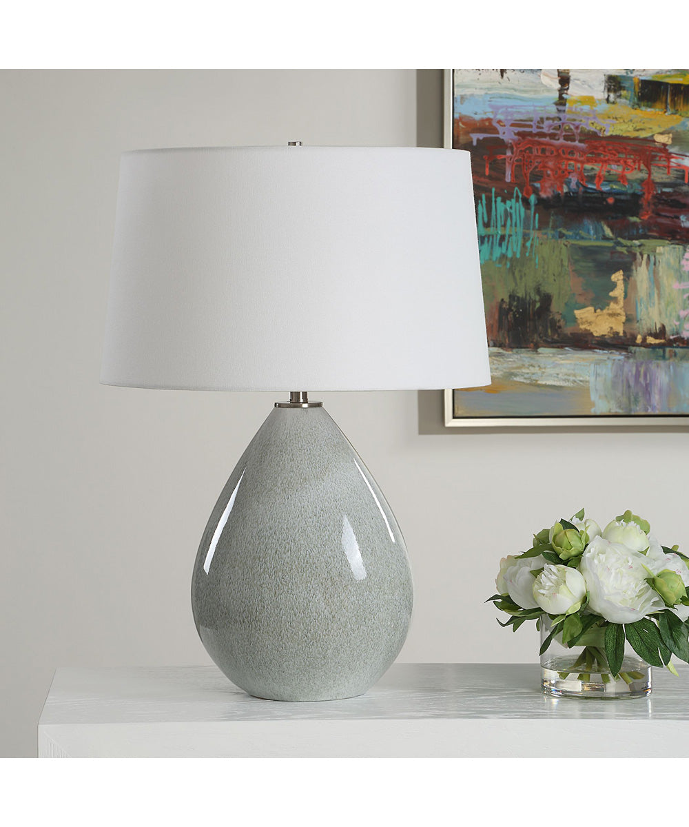 Moray Gray Glaze Table Lamp