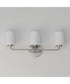 Durham 3-Light Bath Vanity Satin Nickel