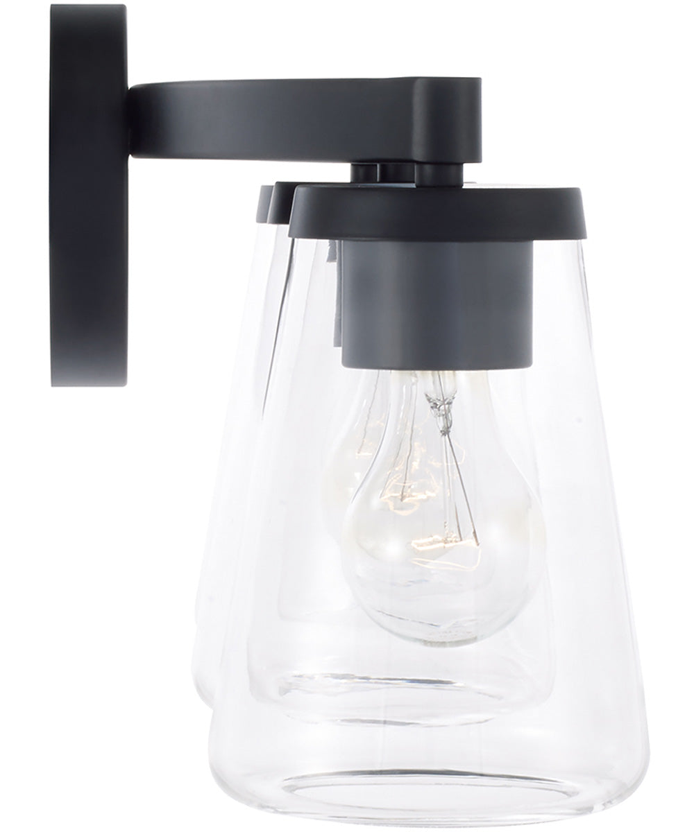 Aaron 3-Light Vanity Matte Black