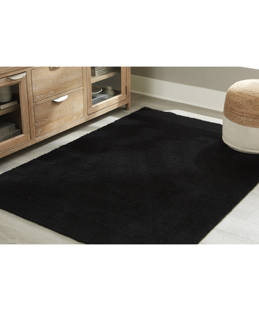 Anaben Washable Medium Rug Black