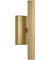 Ian 2-Light Sconce Aged Brass