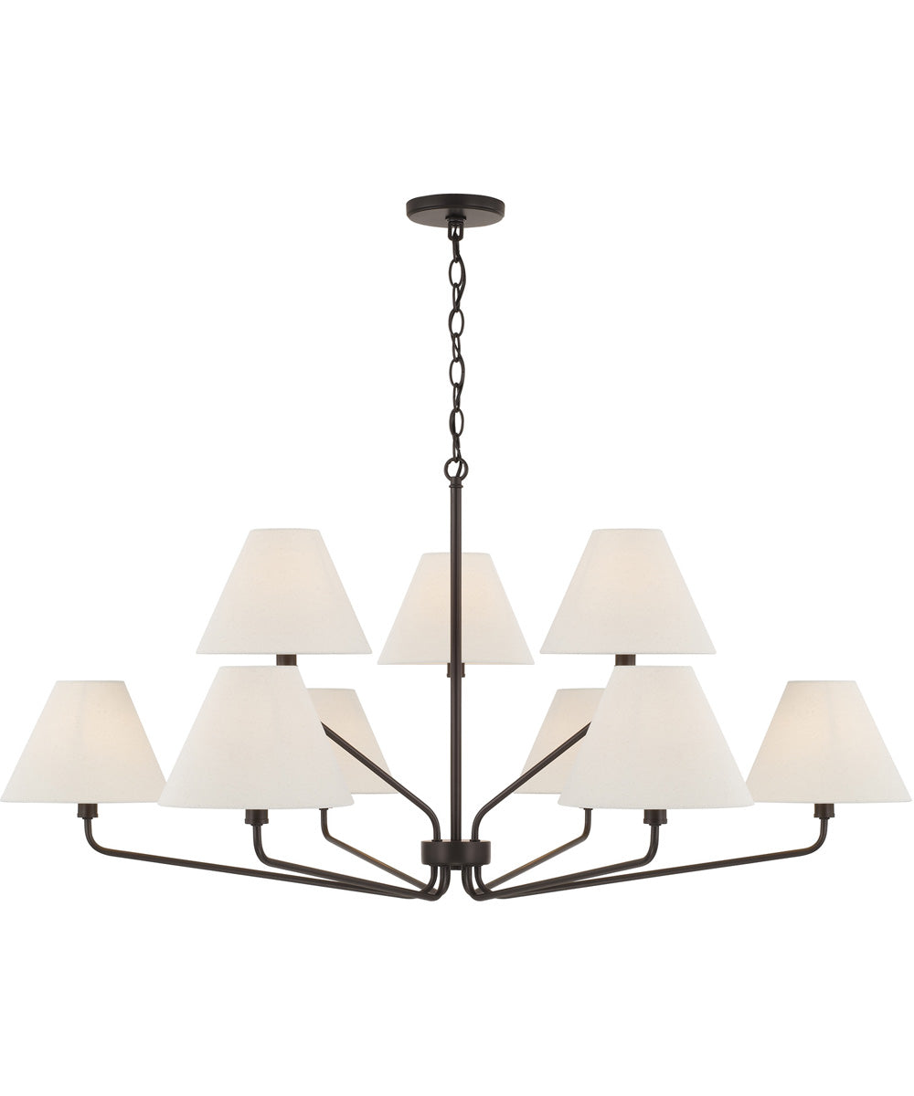 Chadwick 9-Light Chandelier Espresso