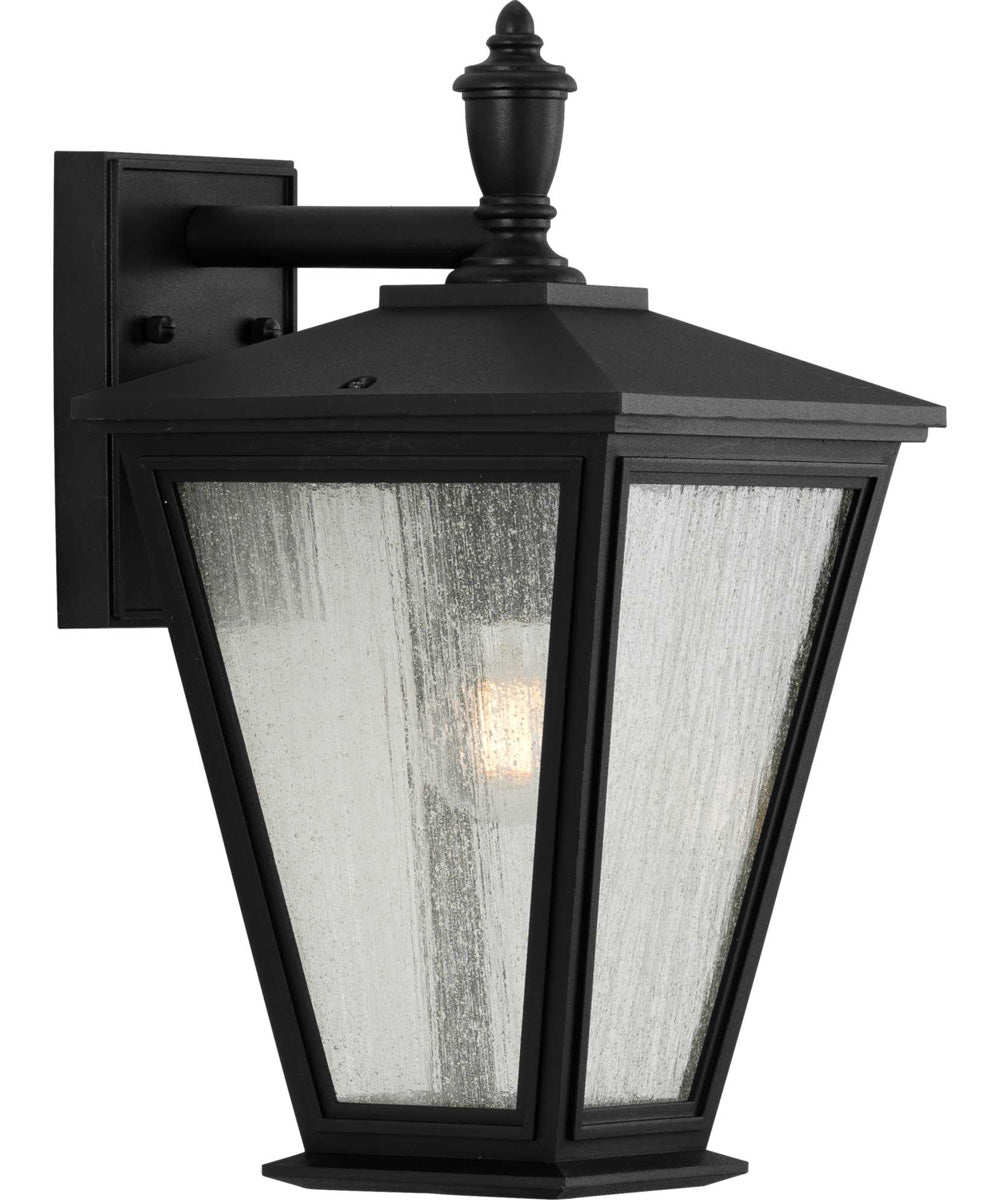Cardiff 1-Light Medium Wall Lantern with DURASHIELD Textured Black