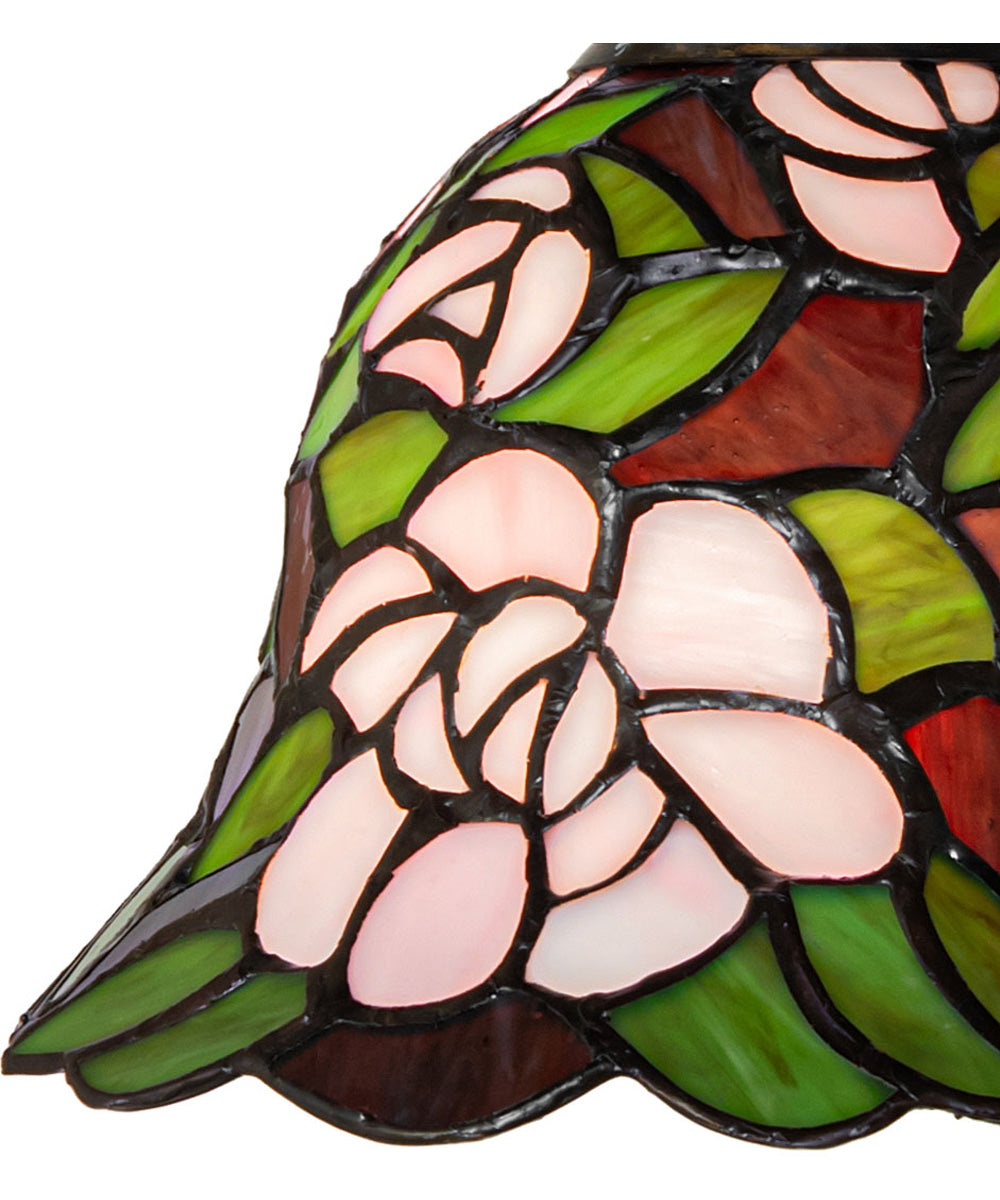 8" Wide Begonia Wall Sconce