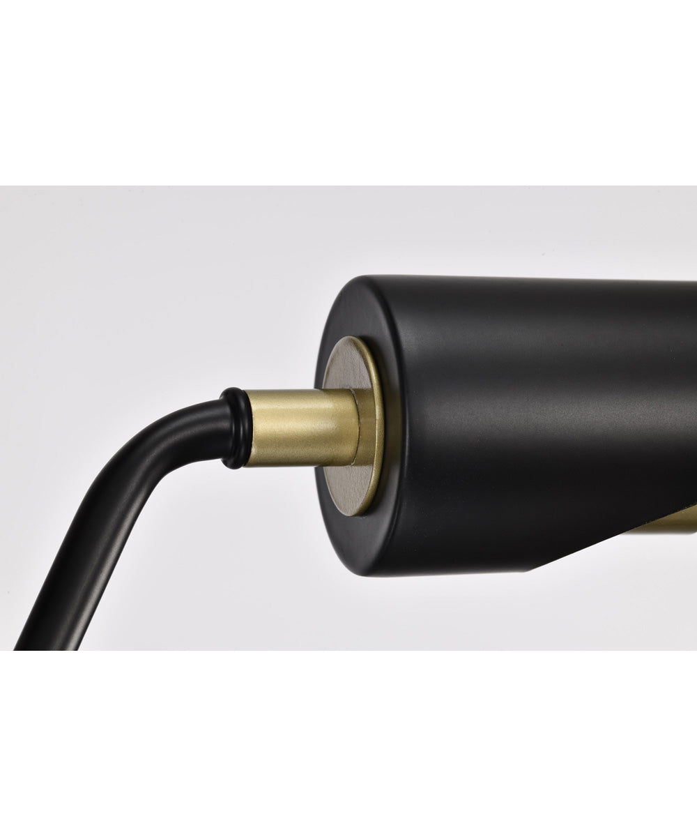 Marc 3-Light Chandelier Matte Black