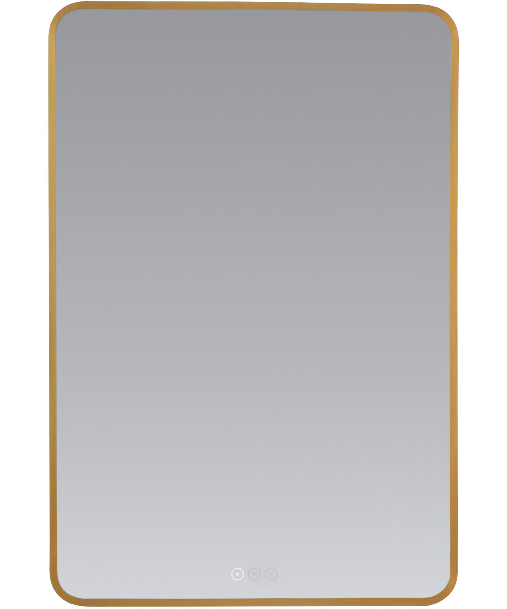 Aero Mirror Brushed Brass