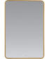 Aero Mirror Brushed Brass