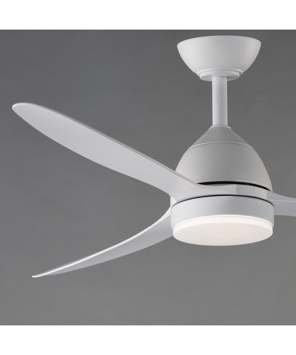 Drifter 52 inch Outdoor Fan w LED Matte White