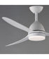 Drifter 52 inch Outdoor Fan w LED Matte White