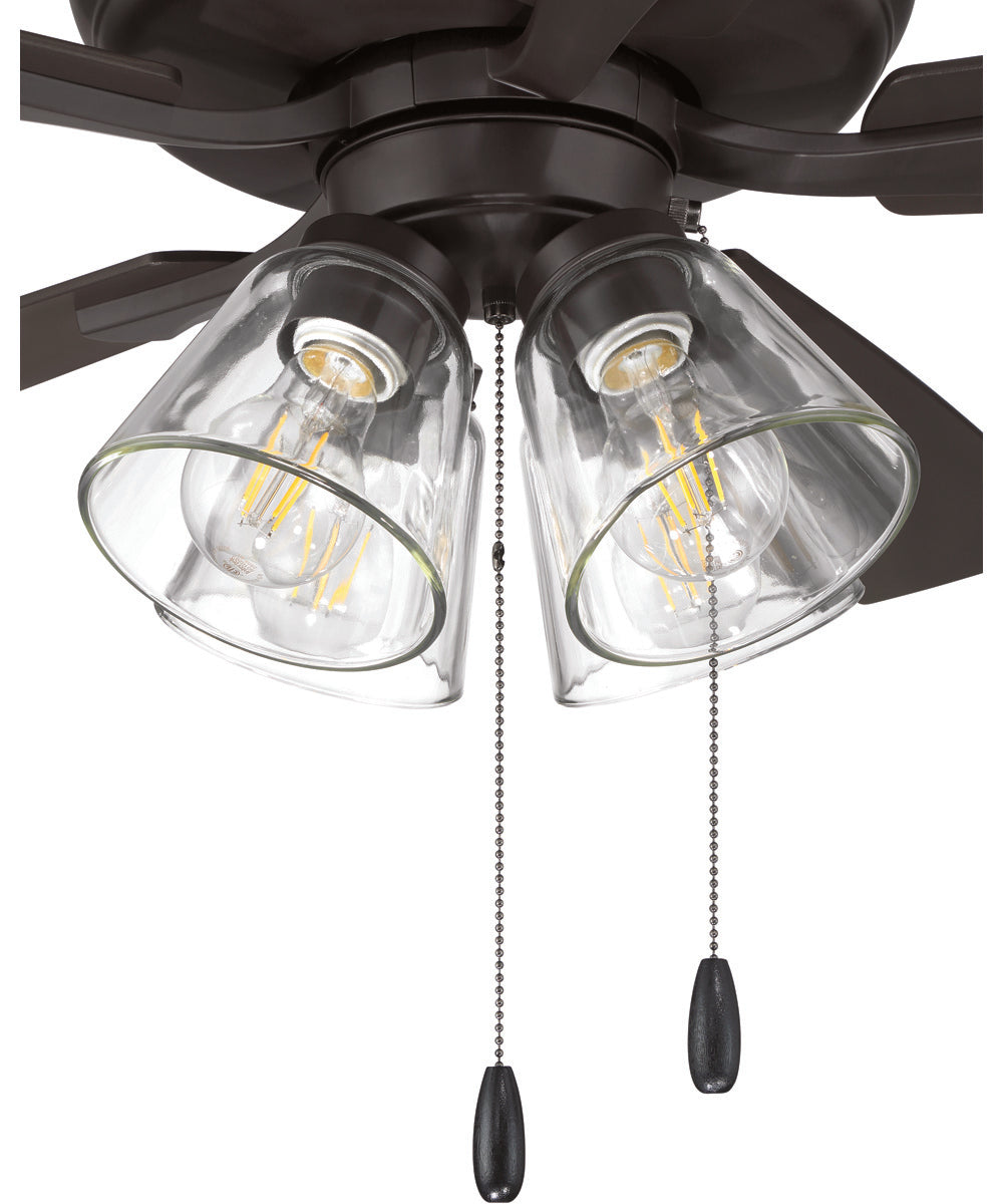 Eos Clear 4 Light 4-Light Fan Classic Bronze