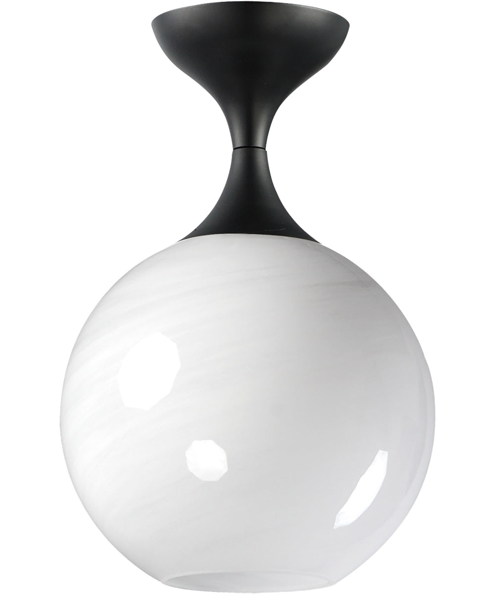 Neve Flush Mount Black