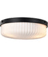 Solara 3-Light Close-to-Ceiling Matte Black