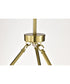 Gianna 6-Light Chandelier Vintage Brass