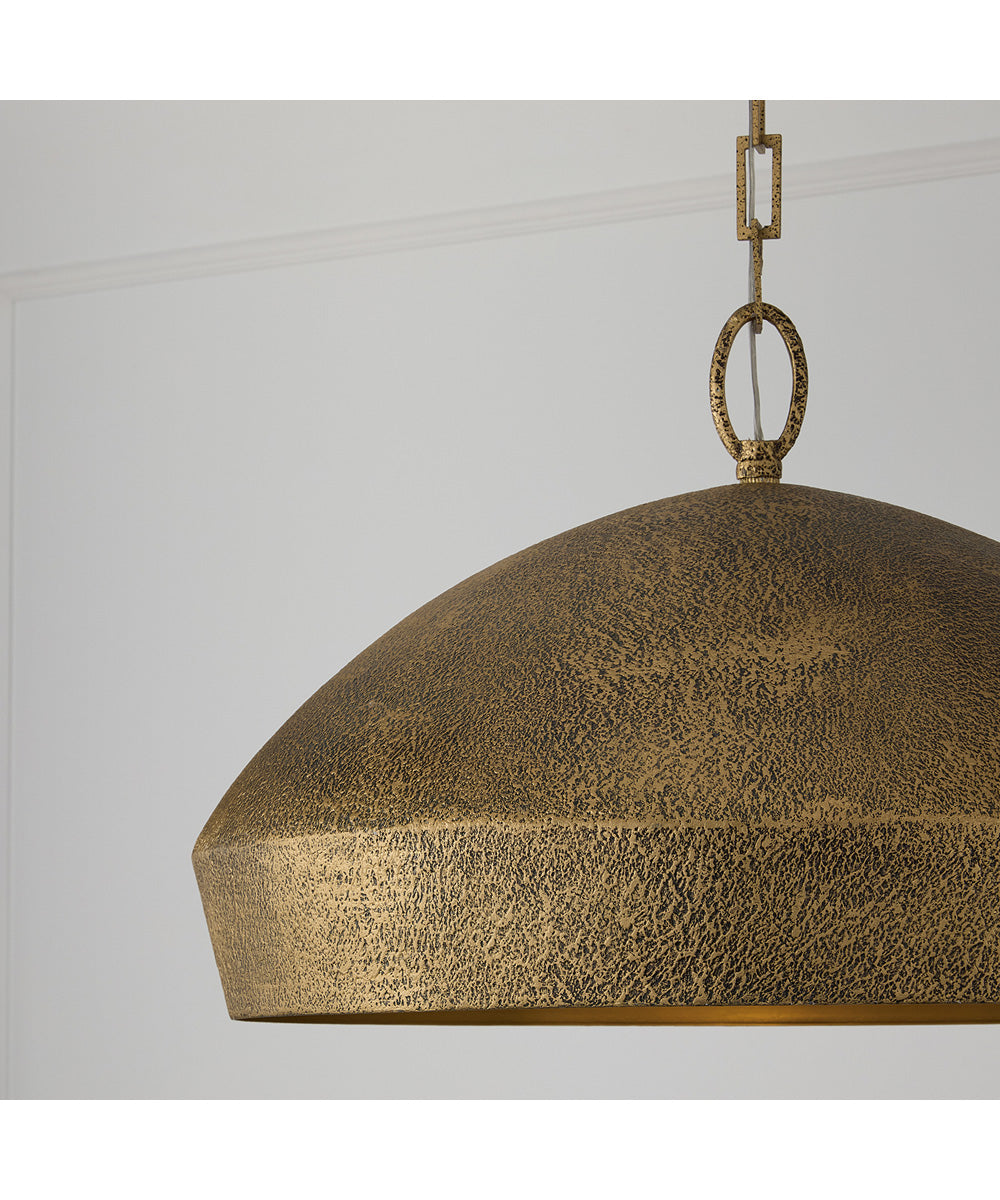 Savari 1-Light Pendant Artisan Gold