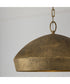 Savari 1-Light Pendant Artisan Gold