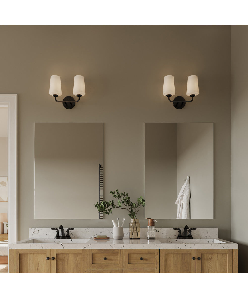 Celino 1-Light Wall Sconce Black